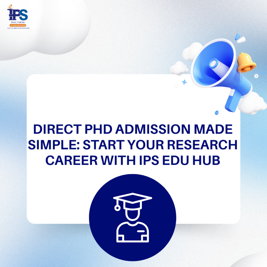 Direct PhD Admission